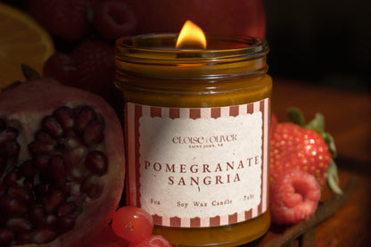 8oz Pomegranate Sangria Candle