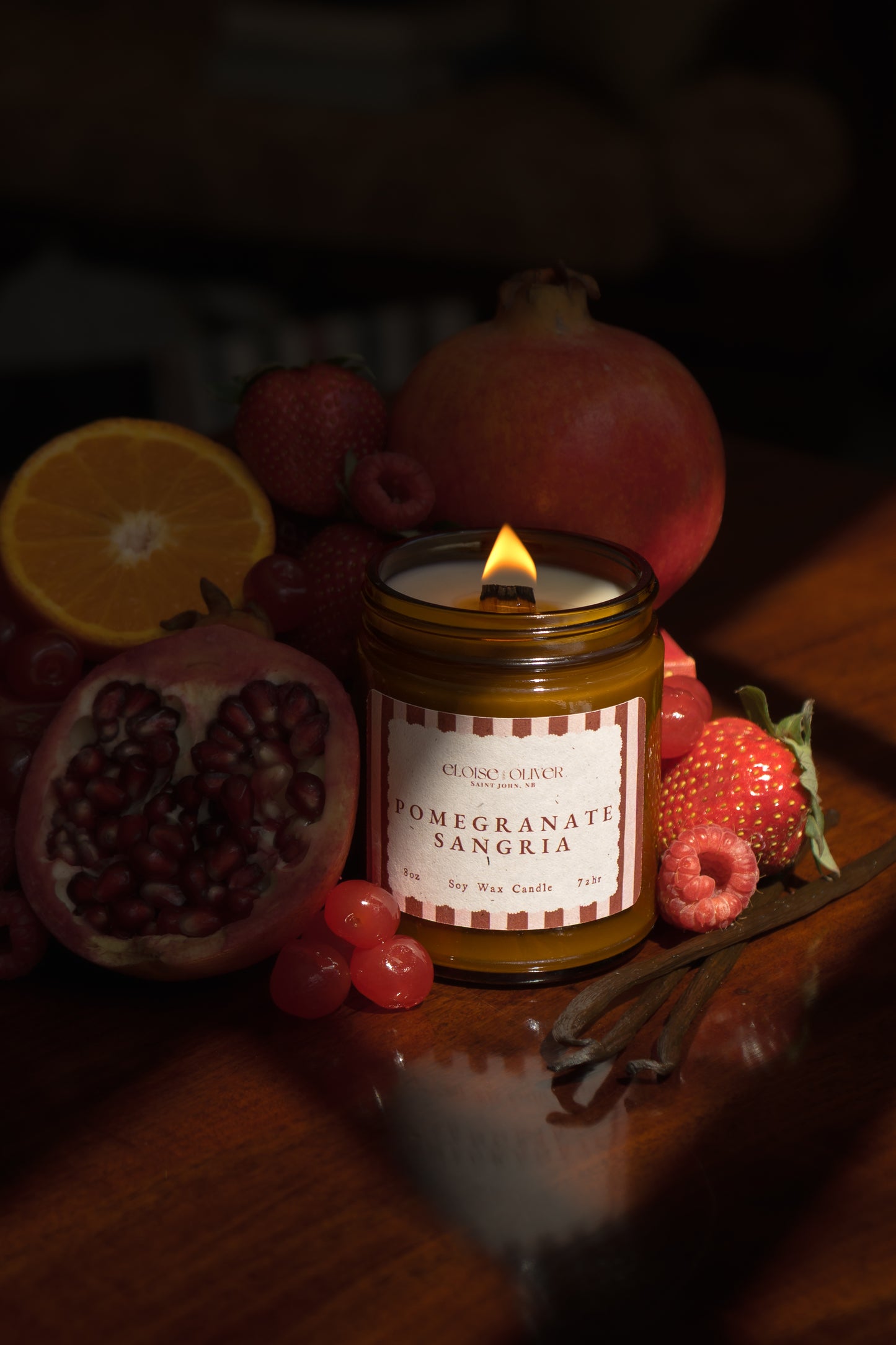 8oz Pomegranate Sangria Candle