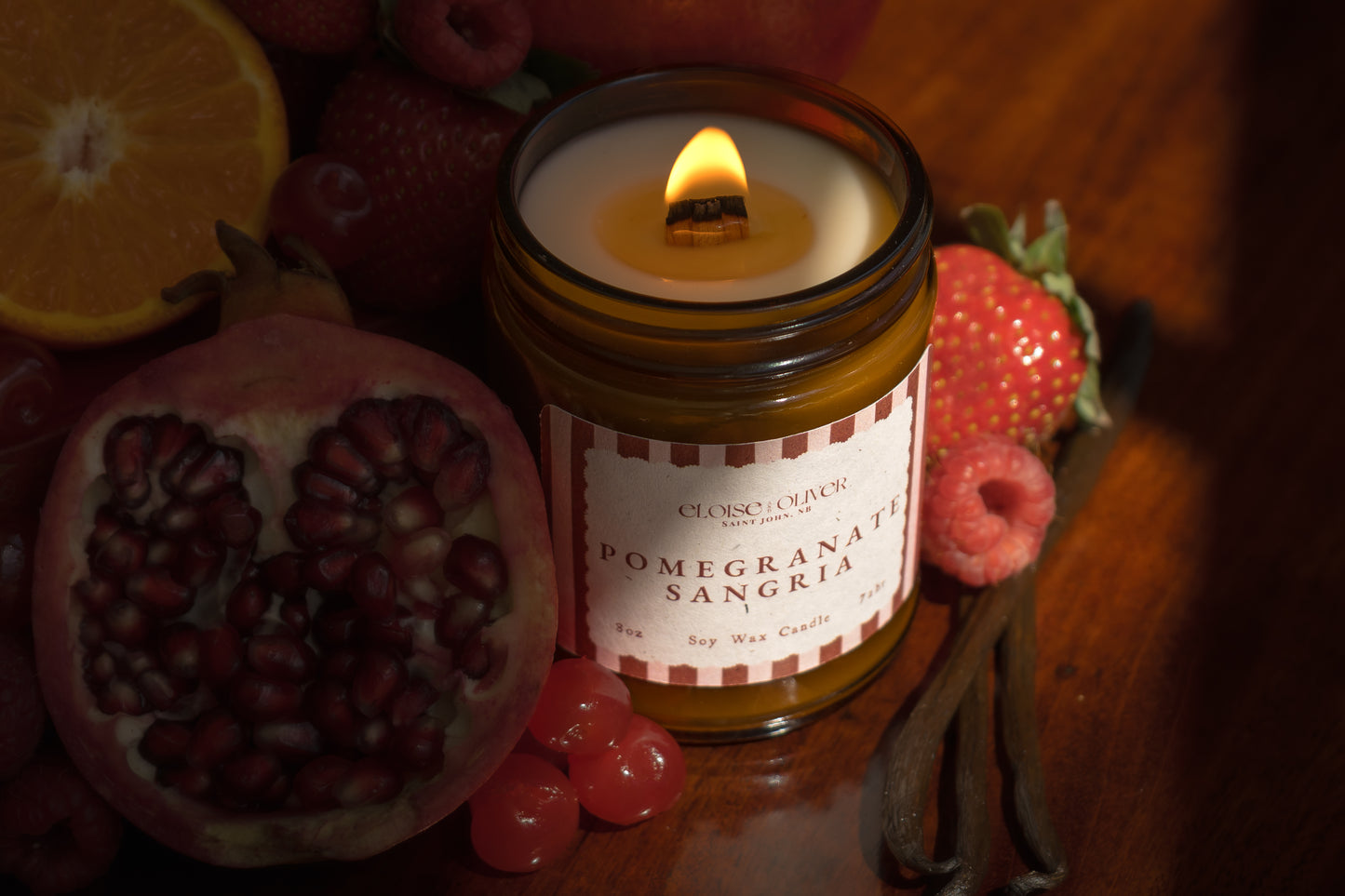 8oz Pomegranate Sangria Candle