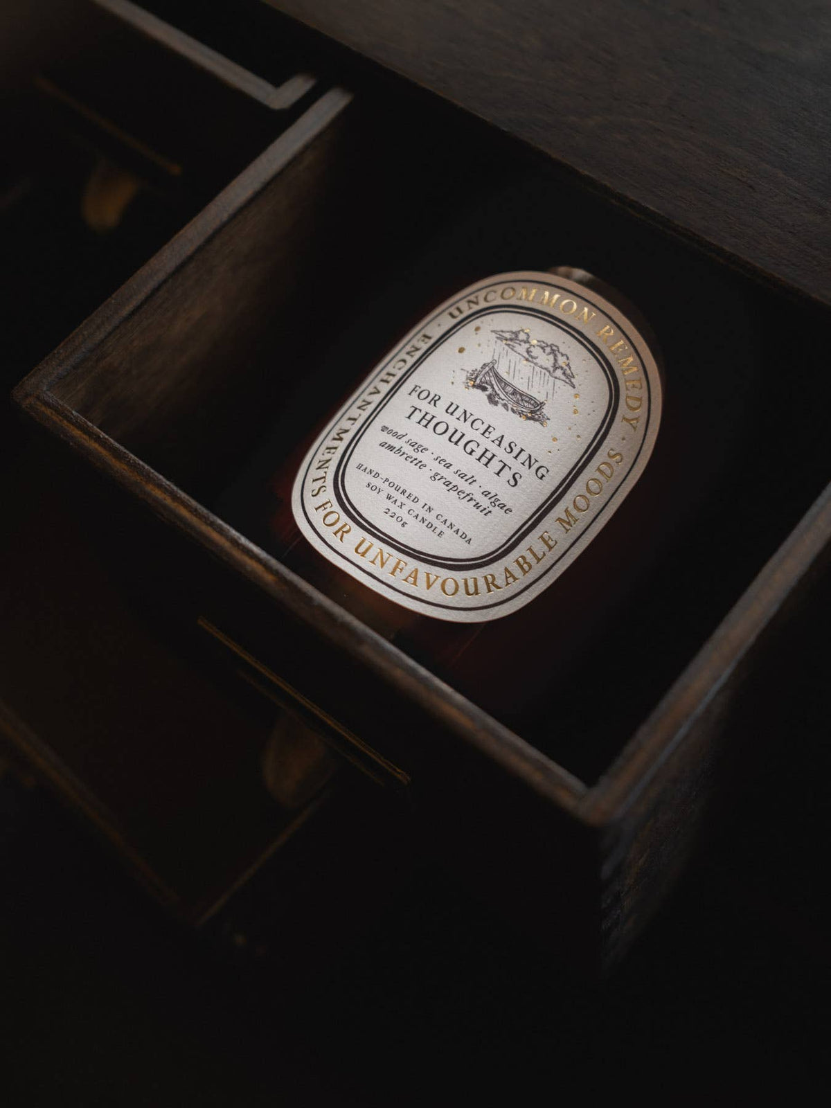 "For Unceasing Thoughts" 8oz Soy Wax Candle