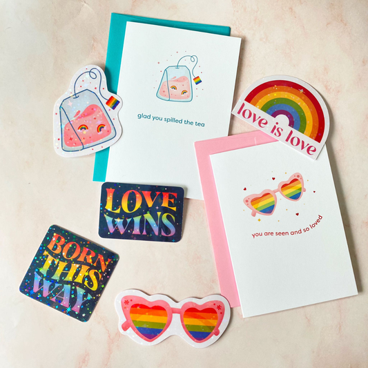 Rainbow Tea Pride Sticker