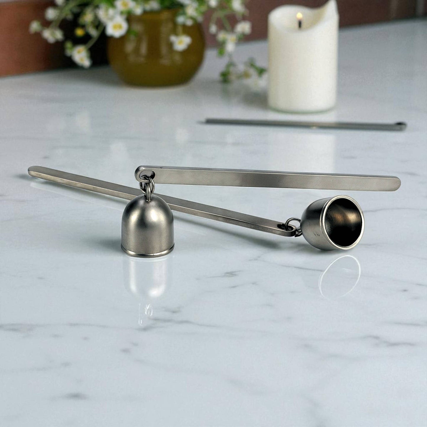 Pewter Finished Bell Snuffer