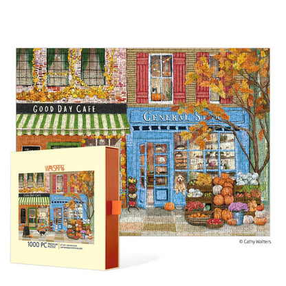 Autumn On Main 1000 Piece Fall Puzzle