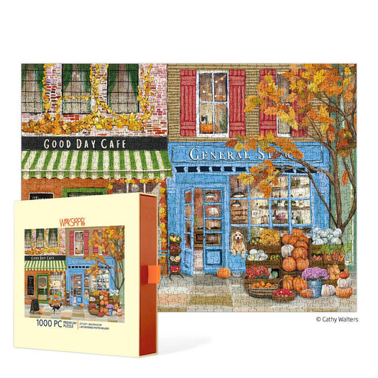 Autumn On Main 1000 Piece Fall Puzzle