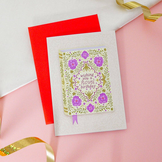 Wishing You a Novel Birthday Mini Greeting Card