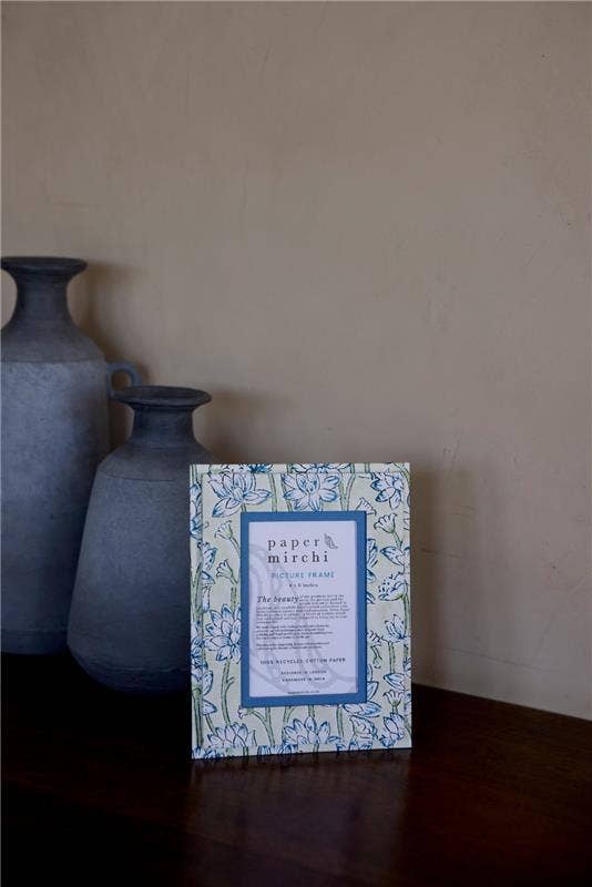 Lotus Indigo Picture Frame