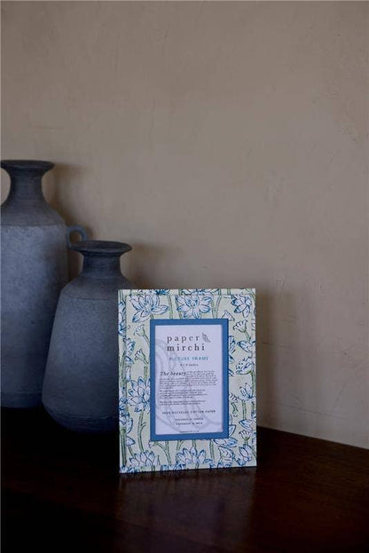 Lotus Indigo Picture Frame