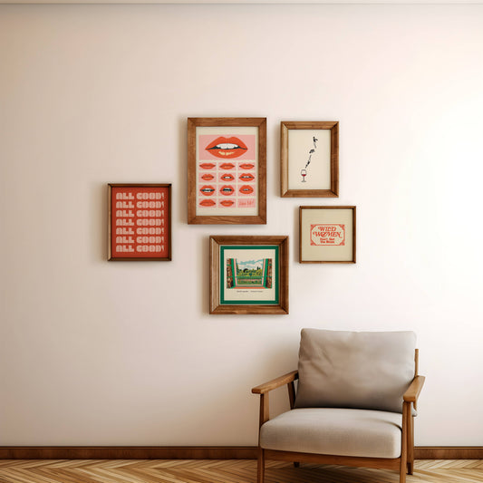 Red Wine Dive Art Print