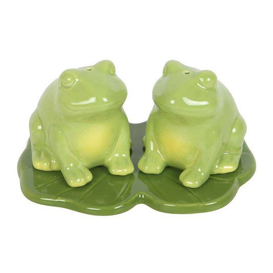 Luna Frog Salt and Pepper Shakers