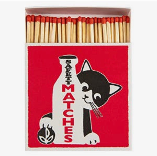 Milk Bottle Cat | Safety Matches