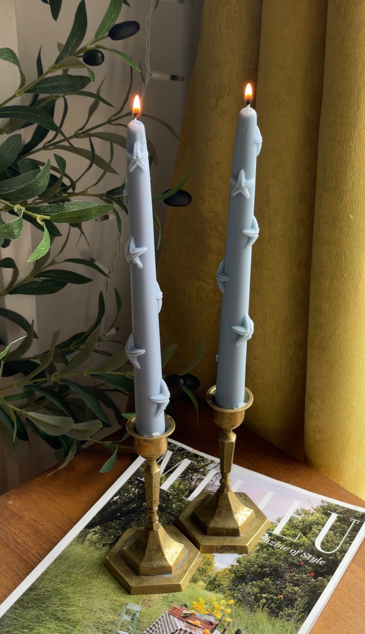 Starfish Taper Candlestick