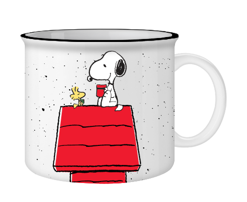 Peanuts Snoopy & Woodstock 20oz Camp Mug