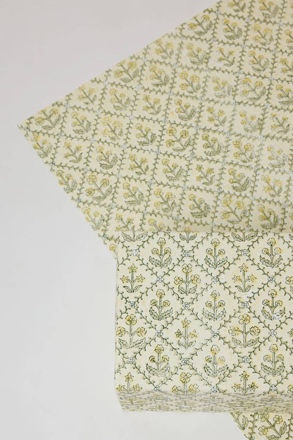 Floral Lattice Buttercream - Wrapping Paper