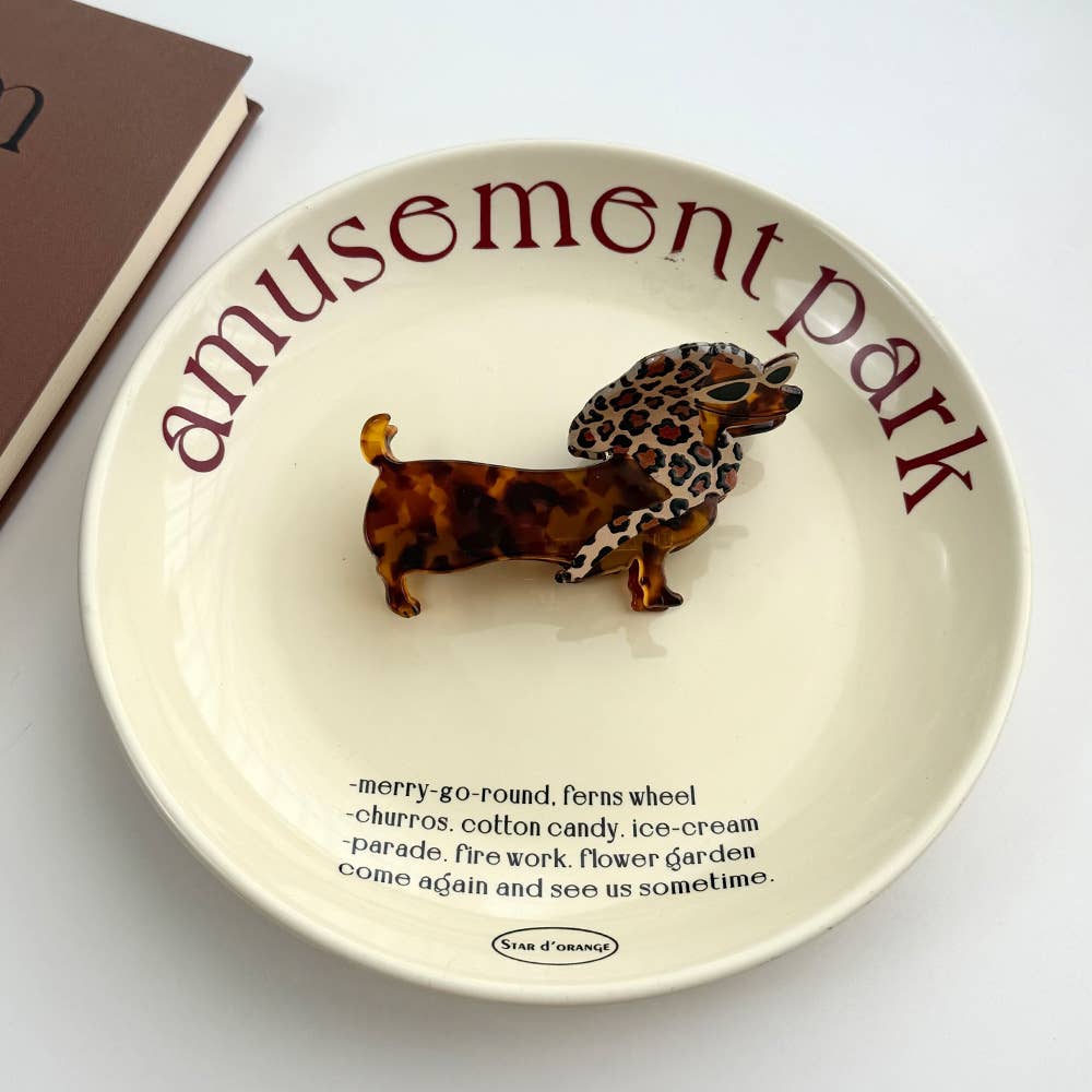 Dachshund Hair Claw Clip