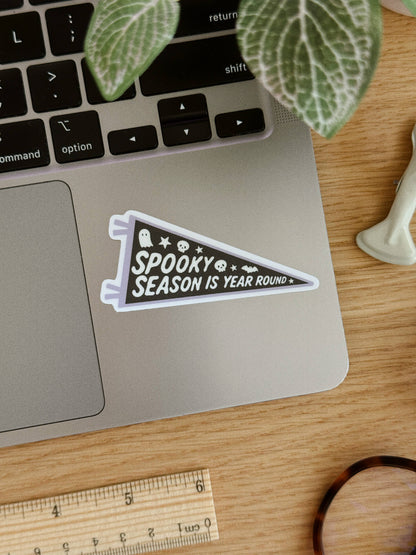 "Spooky Season Year Round" Vinyl Sticker