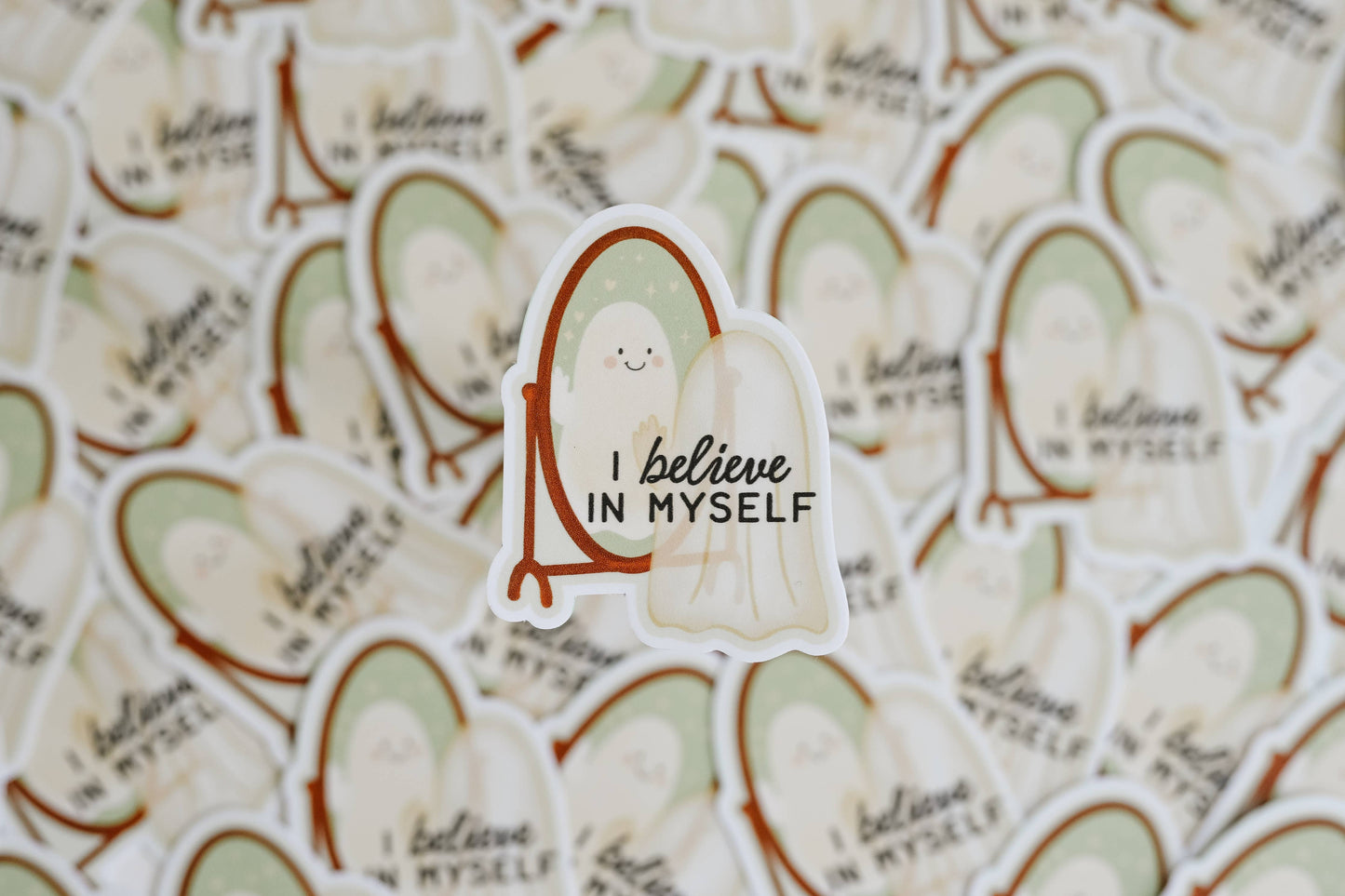 I Believe In Myself Ghost Vinyl Sticker