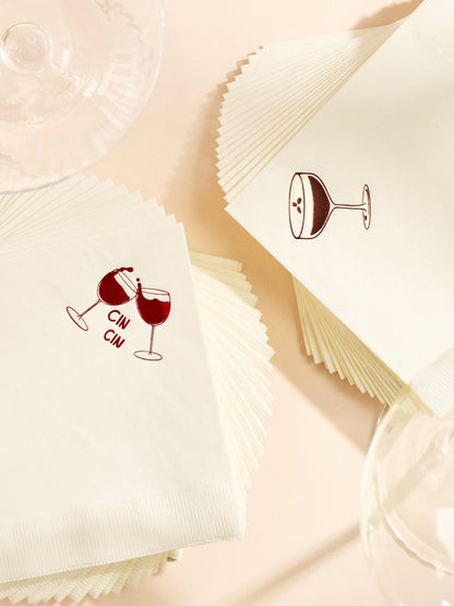 Espresso Martini Beverage Napkins