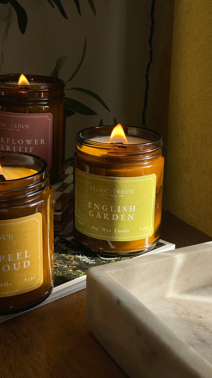 8oz English Garden Scented Candle