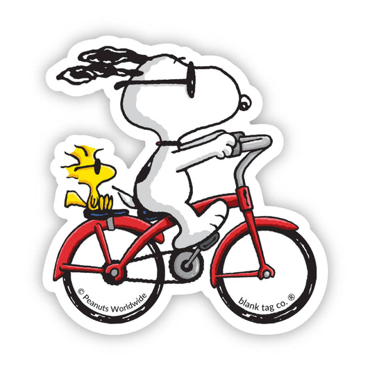 Peanuts® Snoopy Riding A Bicycle