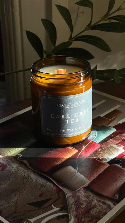 8oz Earl Grey Tea Scented Candle