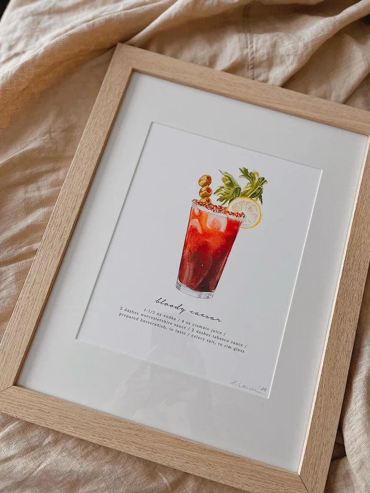 Bloody Ceasar Art Print (8x10)