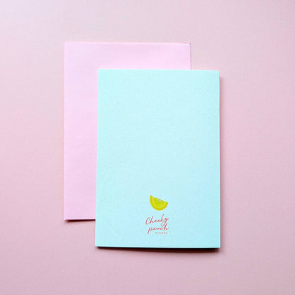 You're The Absolute Zest Mini Greeting Card