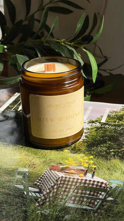 8oz Milk and Honey Candle
