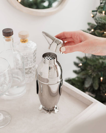 Penguin Cocktail Shaker - Stainless Steel