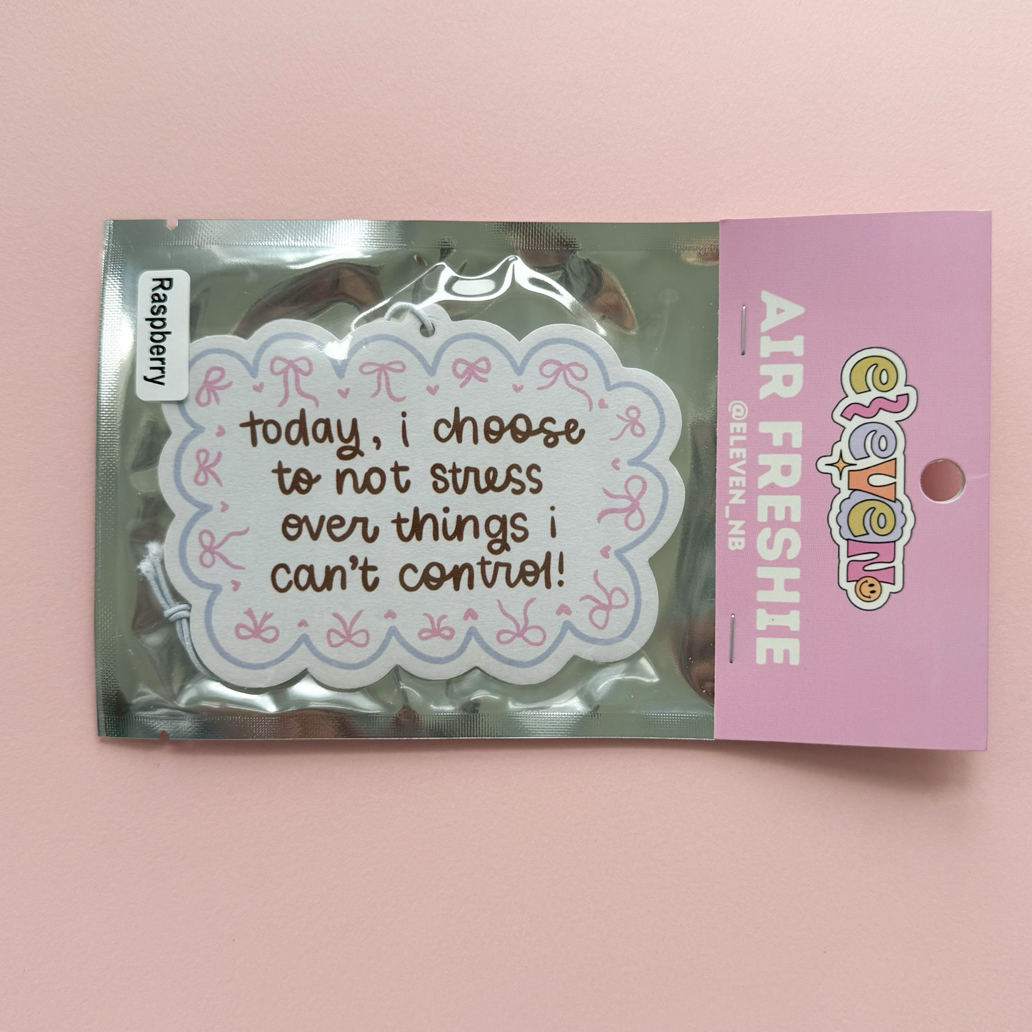 No Stress Air Freshie Raspberry Scent