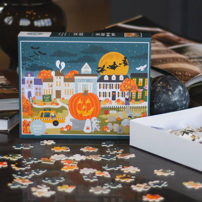 Haunted Nights & Ghostly Lights 500 Piece Puzzle