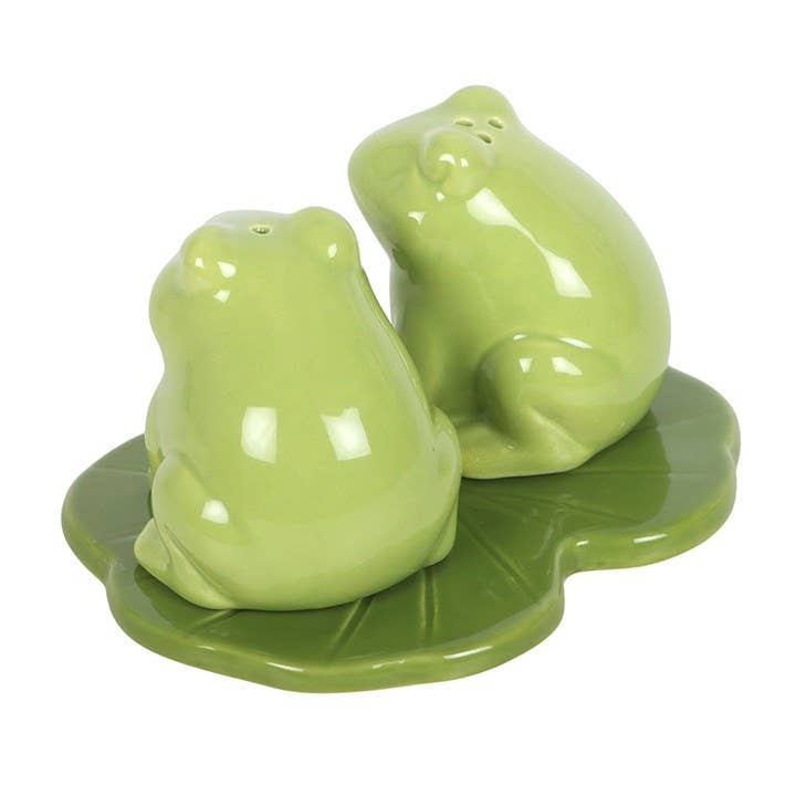 Luna Frog Salt and Pepper Shakers