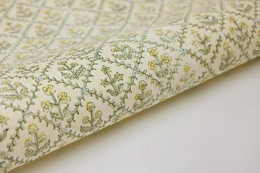 Floral Lattice Buttercream - Wrapping Paper