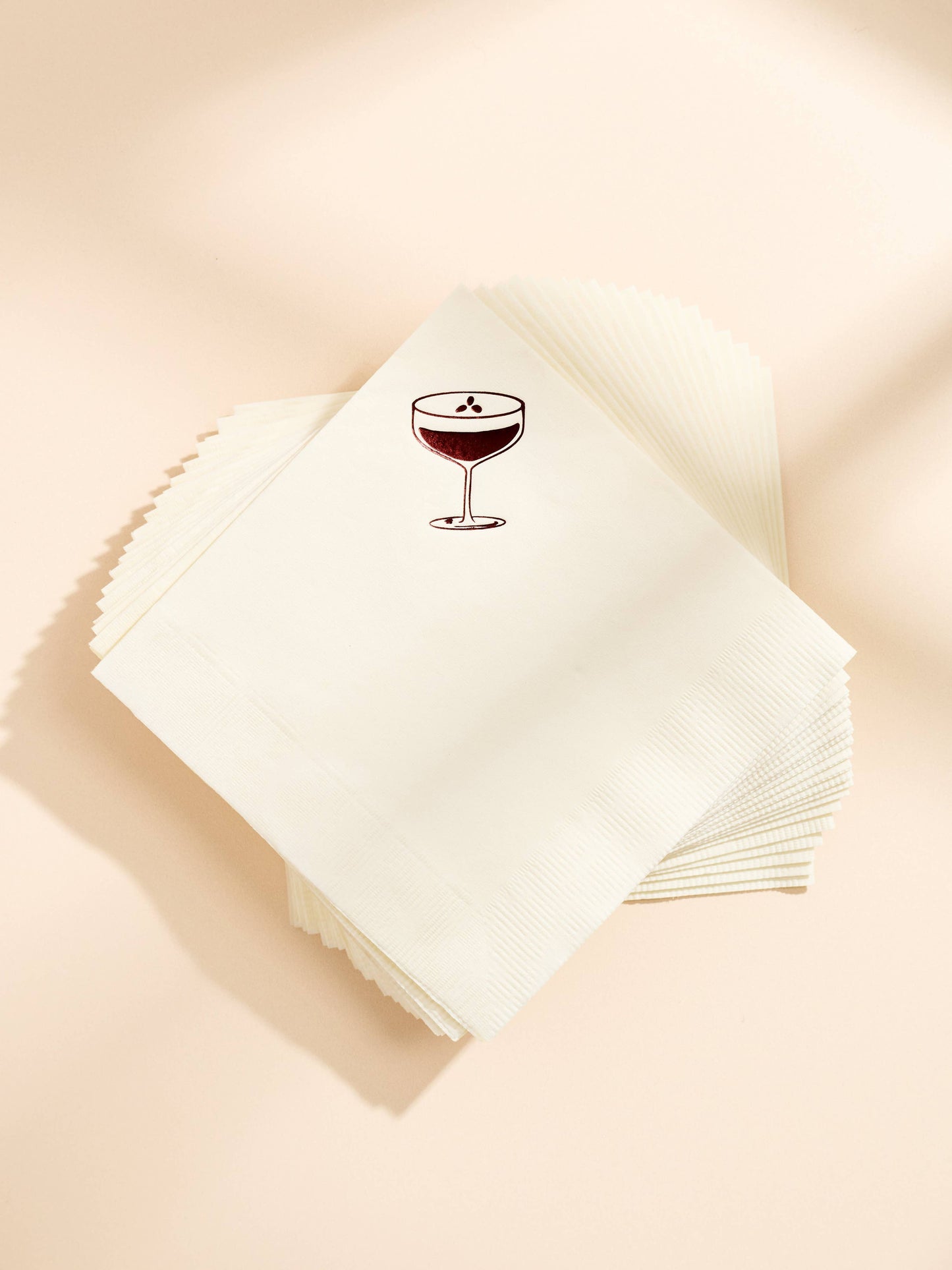 Espresso Martini Beverage Napkins