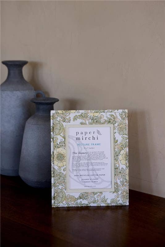 Wild Rose Buttercream Picture Frame