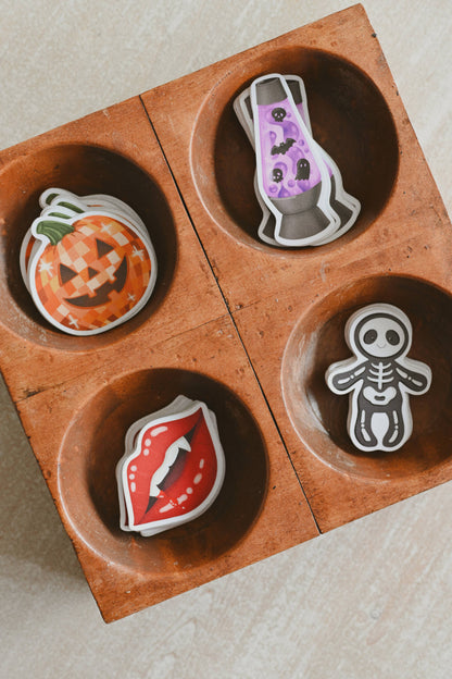 Disco Pumpkin Vinyl Sticker