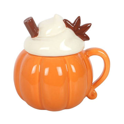 Pumpkin Cream Lidded Autumn Oil Burner and Wax Warmer