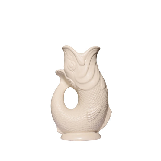 Matte Sand Gluggle Jug