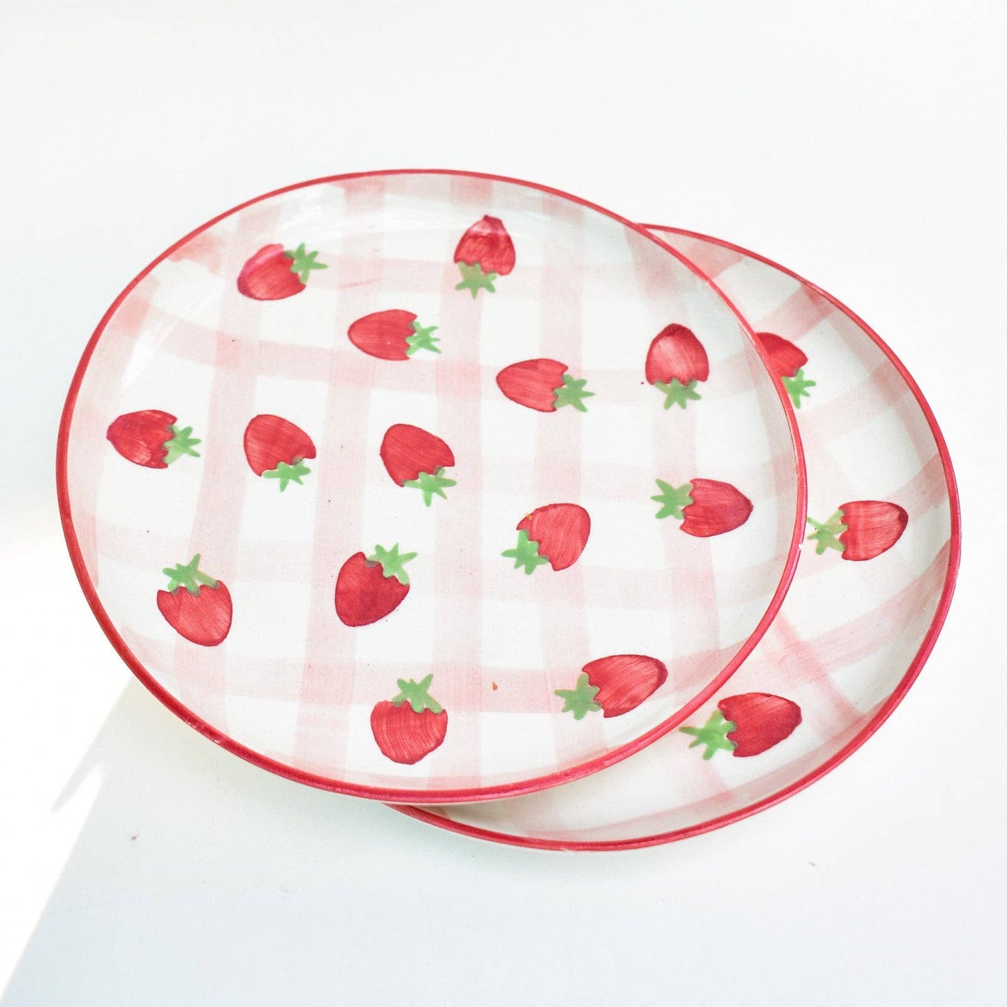 Strawberry Shortcake Dessert Plate