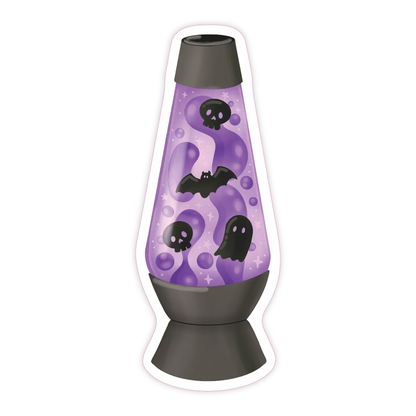 Spooky Lava Lamp Vinyl Sticker
