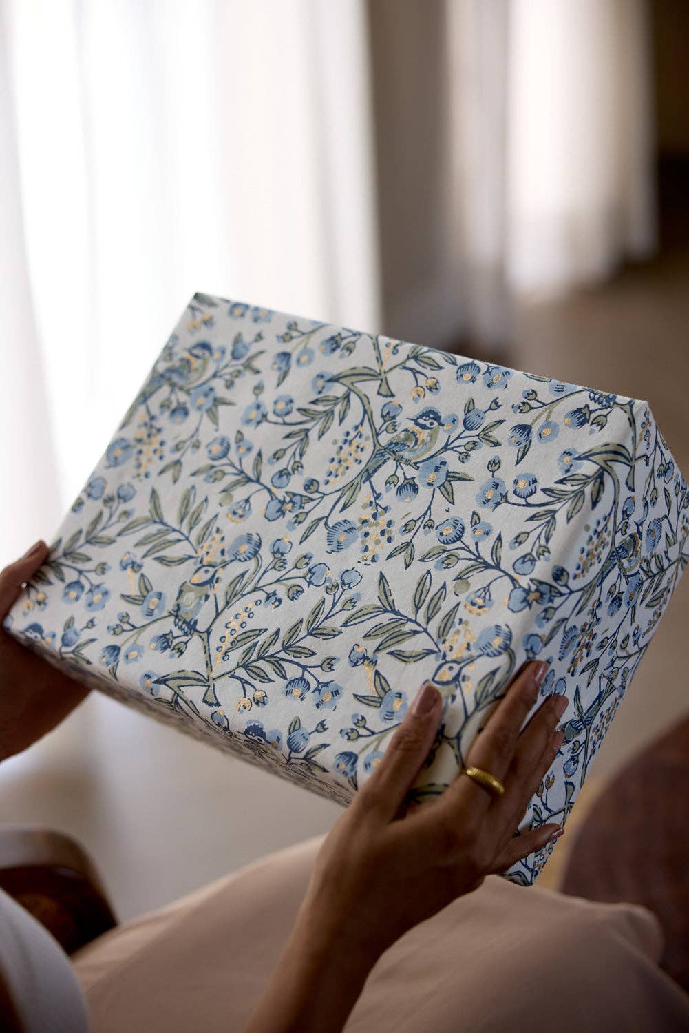 Songbird Blue Stone - Wrapping Paper