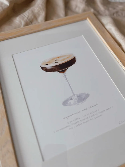 Espresso Martini Art Print (5x7)