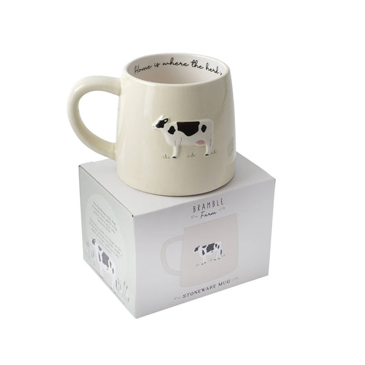 Bramble Farm Cow Stoneware Mug