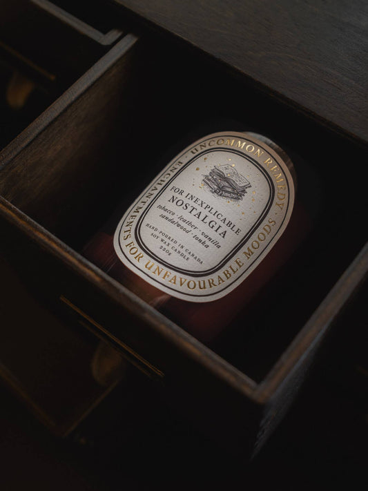 "For Inexplicable Nostalgia" 8oz Soy Wax Candle