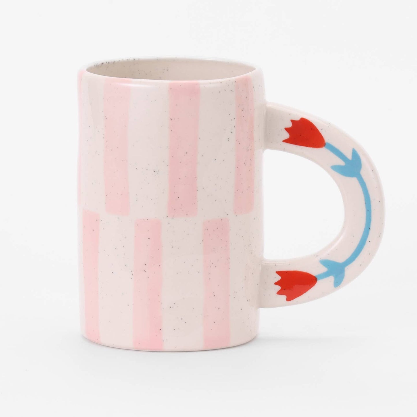 Hand-painted Stripe Coffee Mug