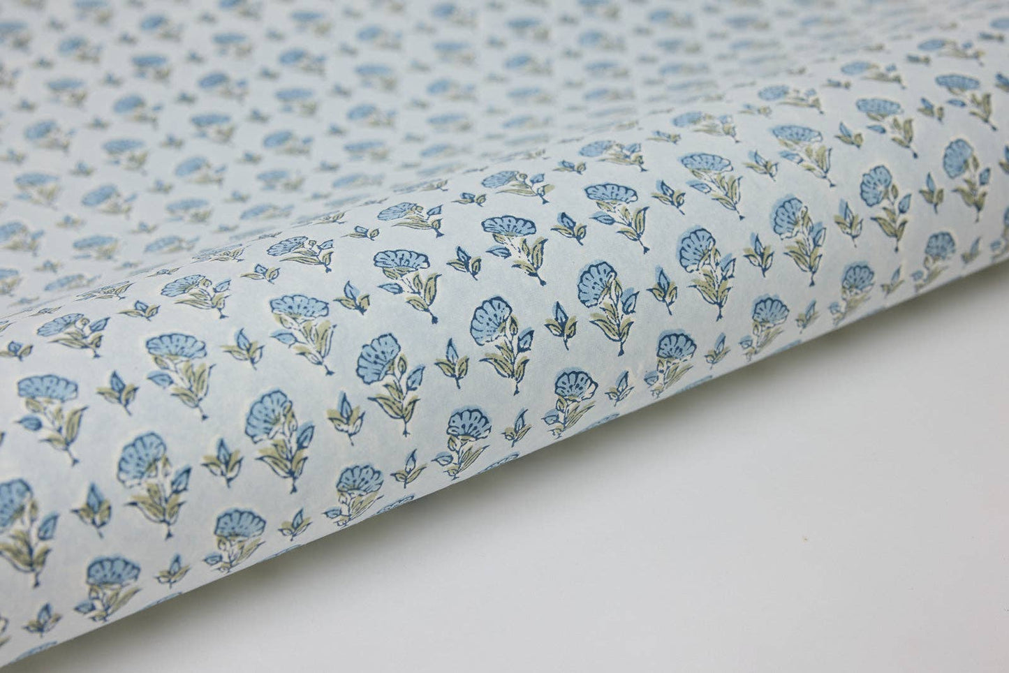 Ditsy Floral Blue Stone - Wrapping Paper