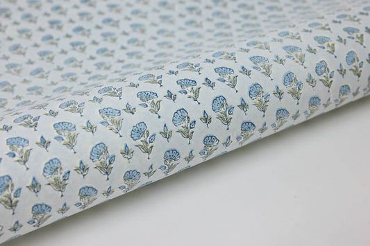 Ditsy Floral Blue Stone - Wrapping Paper