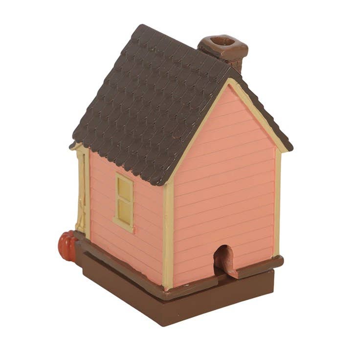 Pumpkin House Incense Cone Burner