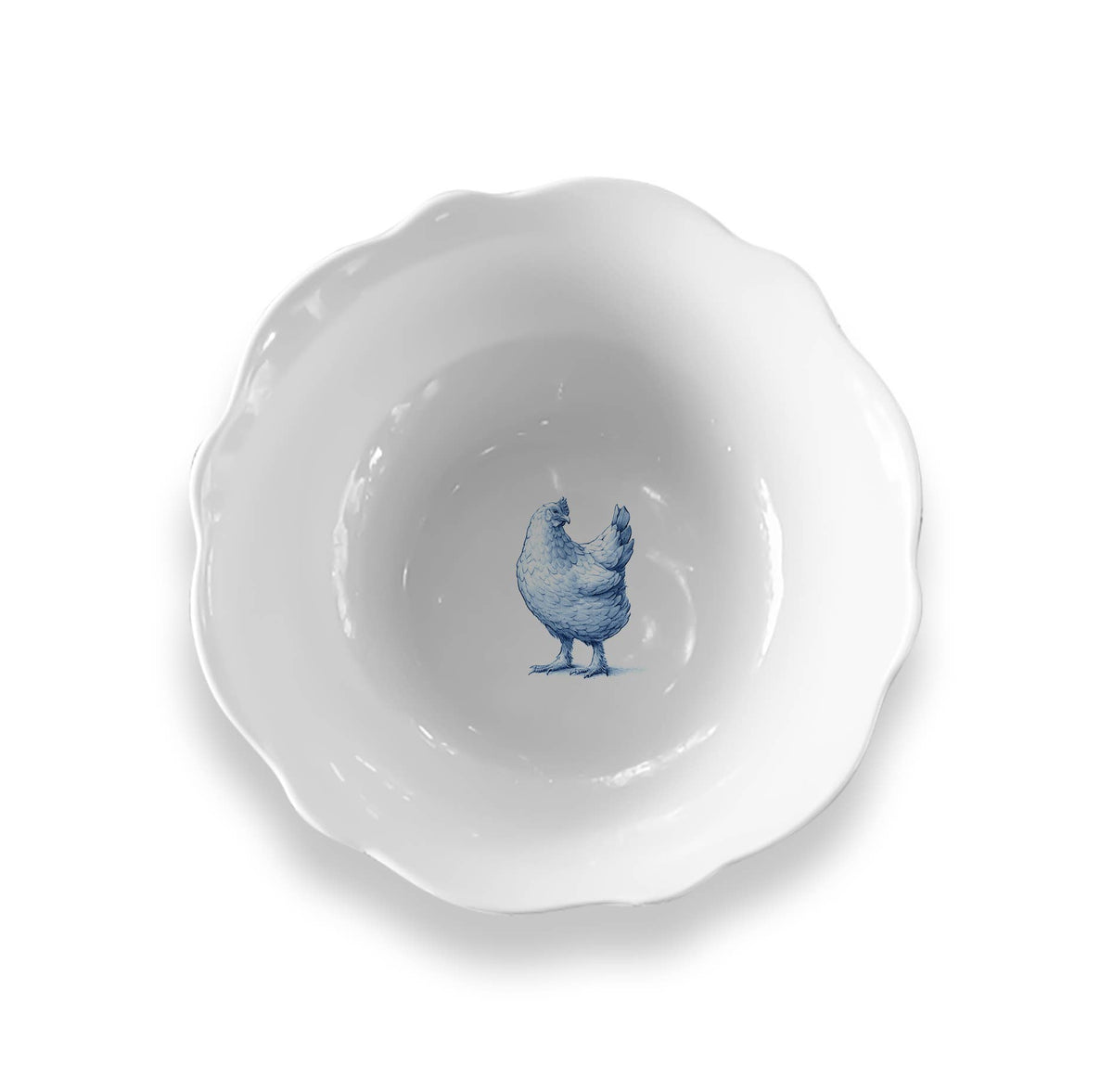 Gertrude Salad Bowls | Blue and White
