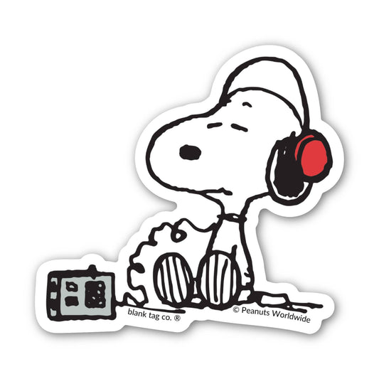 Peanuts® Snoopy Listening To Music