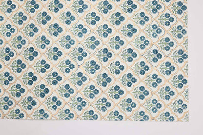 Trellis Indigo Wrapping Paper